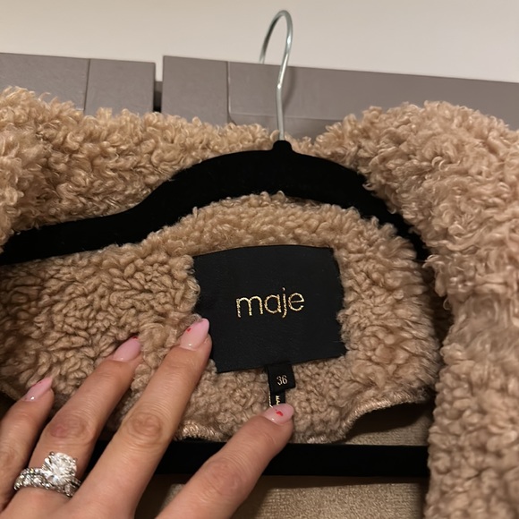 Maje Gatino Teddy Coat - Picture 9 of 12